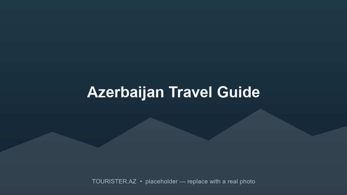 Caucasus mountain village in Azerbaijan