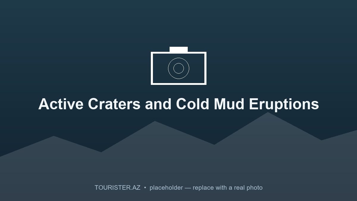 Active Craters and Cold Mud Eruptions — Toraghay: The Largest Mud Volcano on Earth