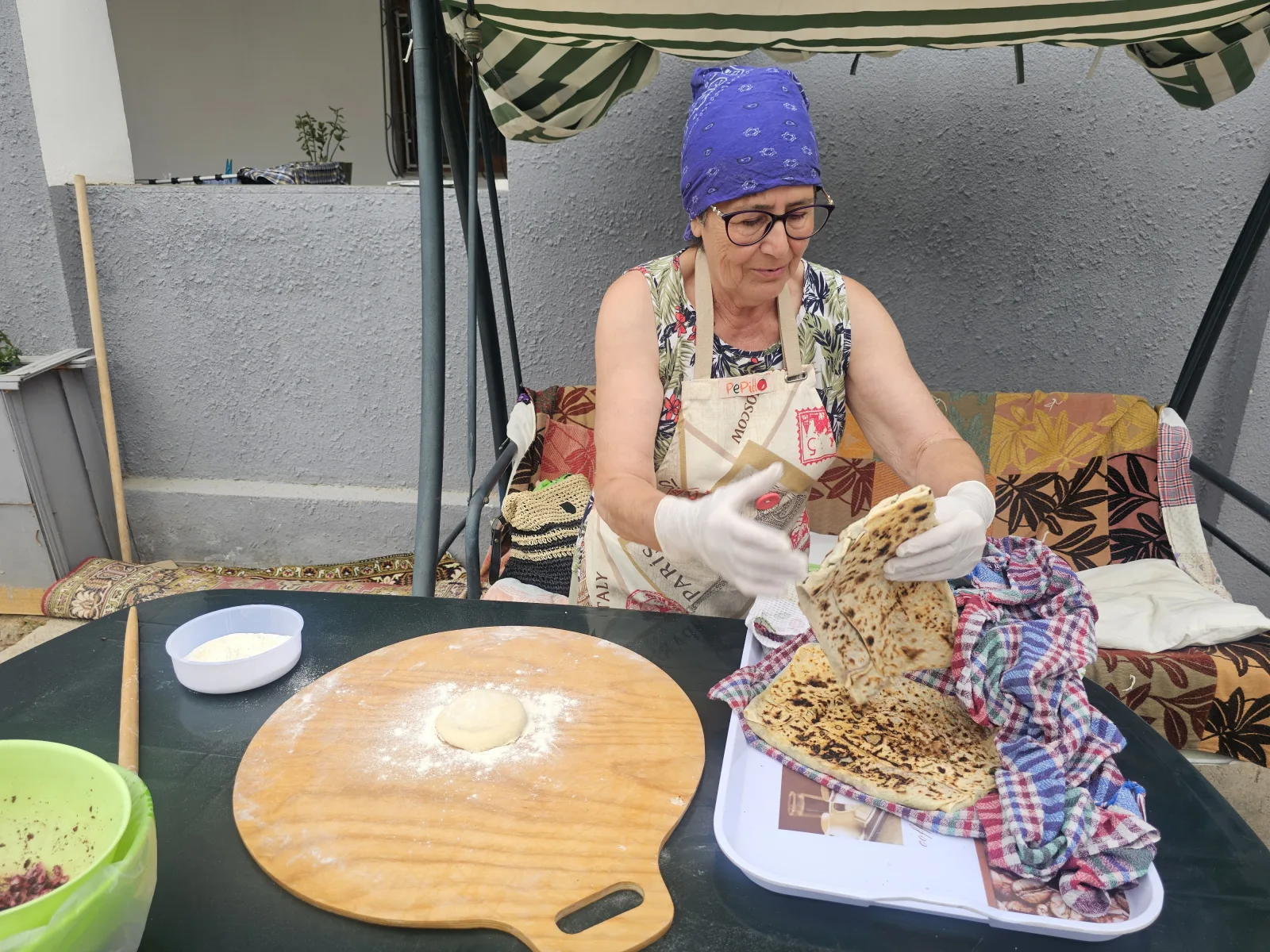 Caspian Dacha Food Tour from Baku: Eco-Garden Feast & Kutab Master-Class